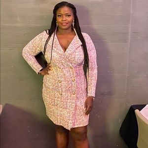 Fashion To Figure Blazer Dress Size 1x {1}